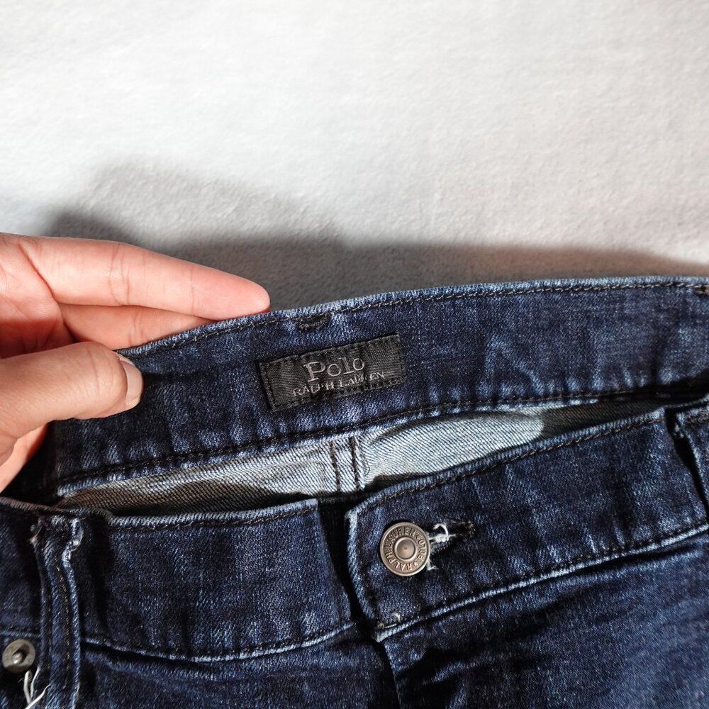 Polo Ralph Lauren The Prospect Stretch Straight Denim Jeans Mens 44 (Fits 41x32) - Picture 2 of 12